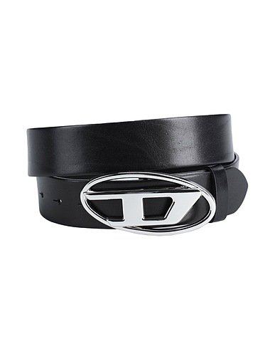 DIESEL Regular belt B-1DR W
 Black 100% Bovine leather