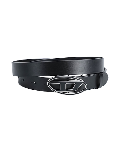 DIESEL Regular belt B-1DR 25
 Black 100% Bovine leather
