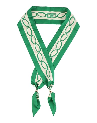 ELISABETTA FRANCHI Ties and bow ties Green 100% Silk