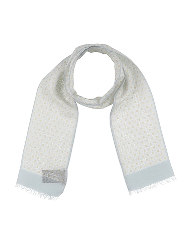 ZEGNA Scarves and foulards Light grey 53% Cotton, 47% Linen