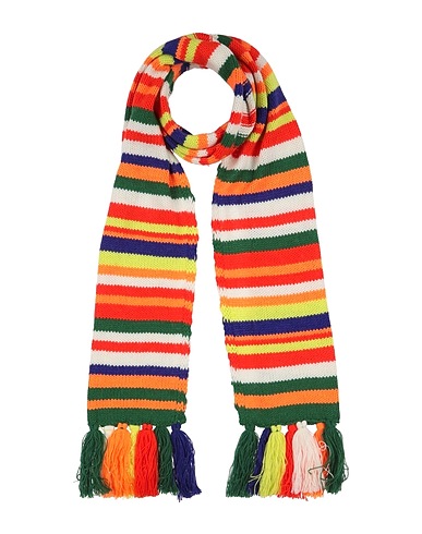 DSQUARED2 Scarves and foulards Orange 45% Acrylic, 37% Alpaca wool, 18% Wool