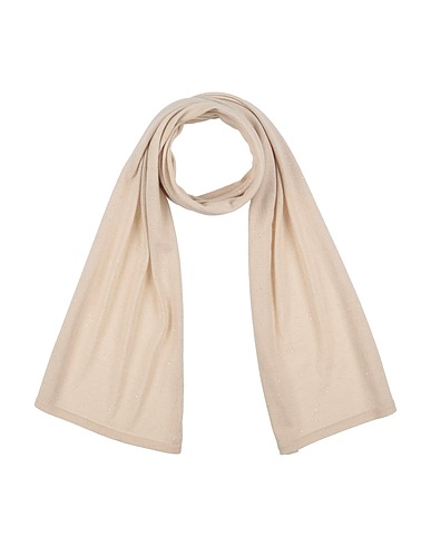 MAX & MOI Sciarpe e foulard Beige 70% Cachemire, 24% Poliestere, 6% Poliammide
