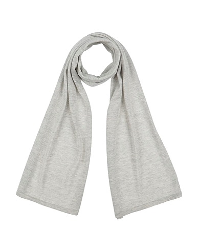 MAX & MOI Scarves and foulards Light grey 70% Cashmere, 24% Polyester, 6% Polyamide