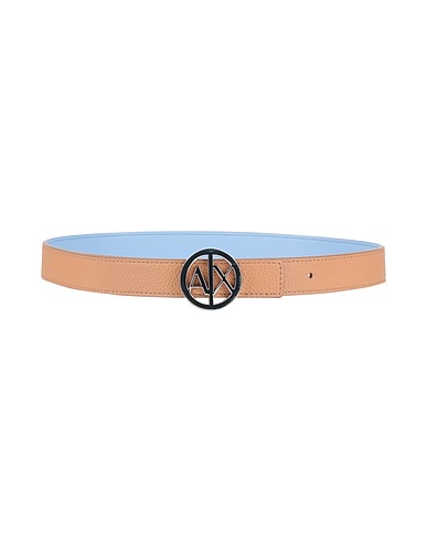 ARMANI EXCHANGE Regular belt Sand 100% Polyester, Polyurethane