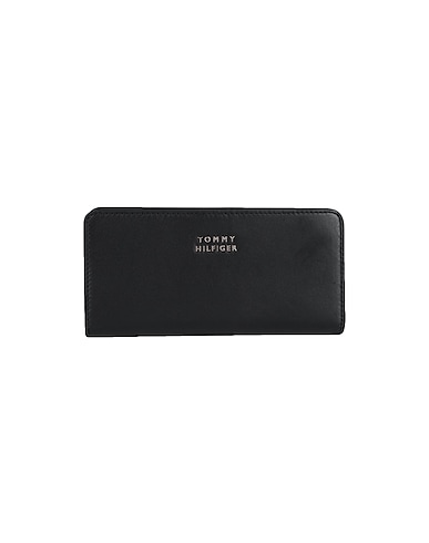 TOMMY HILFIGER Wallet Black 100% Lambskin