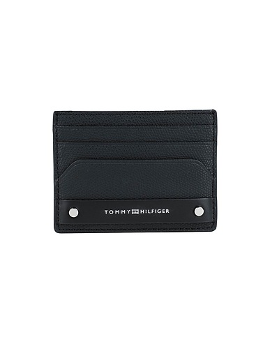 TOMMY HILFIGER Small Leather Goods Black 100% Cowhide