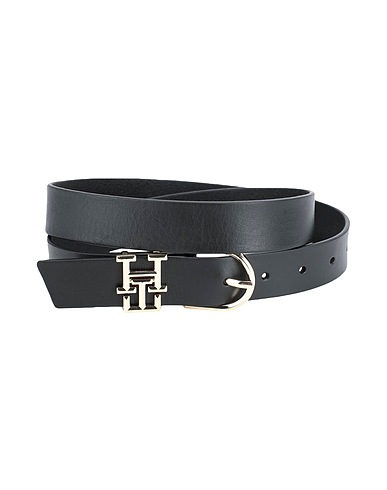 TOMMY HILFIGER Regular belt Black 100% Bovine leather
