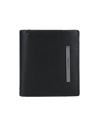 CALVIN KLEIN Wallet Black 100% Bovine leather