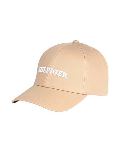 TOMMY HILFIGER Cappello Beige 100% Cotone