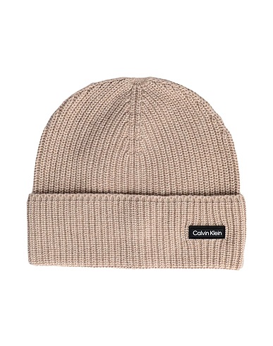 CALVIN KLEIN Cappello Beige 35% Poliammide, 33% Viscosa, 27% Lana, 5% Cachemire