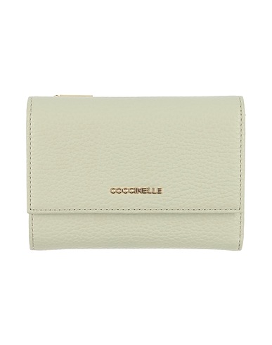 COCCINELLE Wallet Sage green Soft Leather