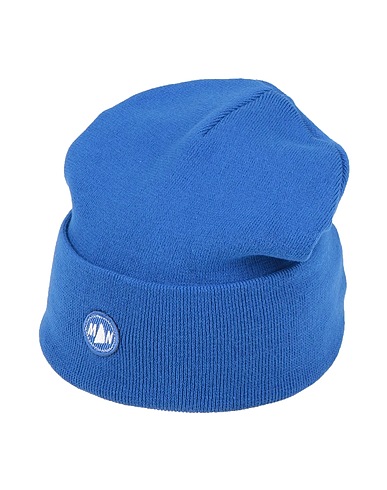 MURPHY & NYE Hat Bright blue 50% Cotton, 50% Polyester