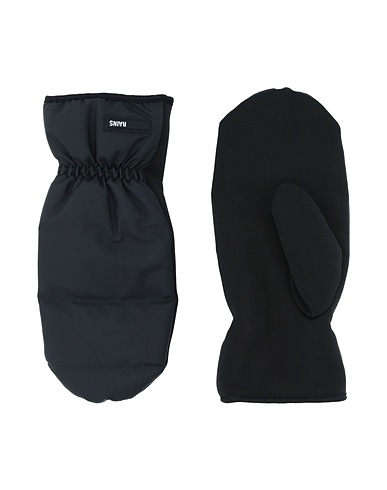 RAINS Guanti Nero 100% Poliestere, Spalmato poliuretano