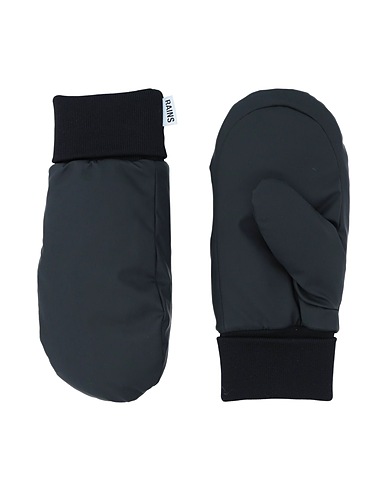 RAINS Guanti Nero 100% Poliestere, Spalmato poliuretano