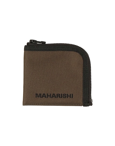 MAHARISHI Wallet Military green Textile fibres