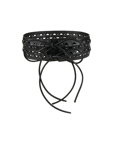 ALAÏA Belts Black Calfskin