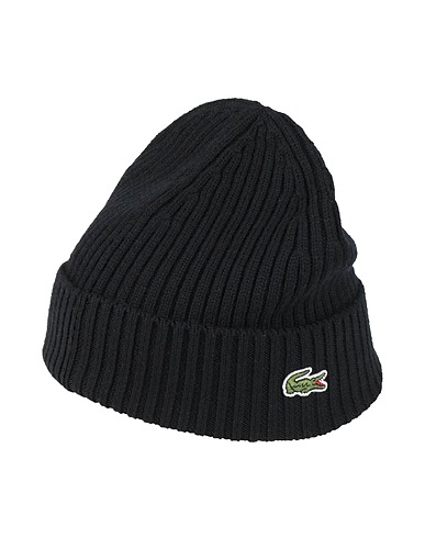 LACOSTE Cappello Nero 100% Lana