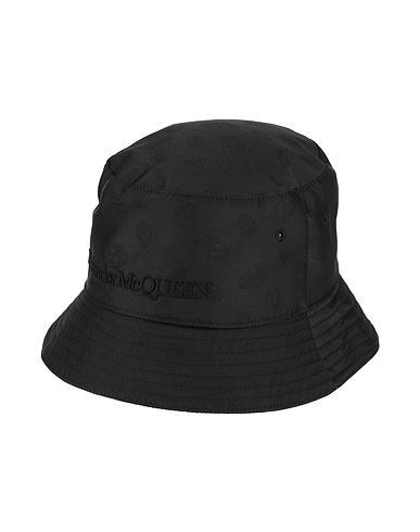 MCQUEEN Hat Black 53% Polyester, 47% Silk, Viscose