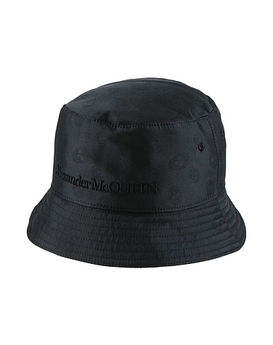 MCQUEEN Hat Black 53% Polyester, 47% Silk, Viscose