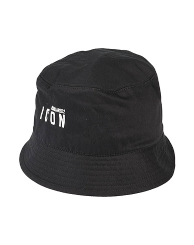 DSQUARED2 Hat Black 100% Cotton