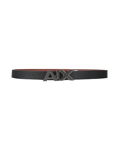 ARMANI EXCHANGE Cintura in pelle Nero 100% Pelle