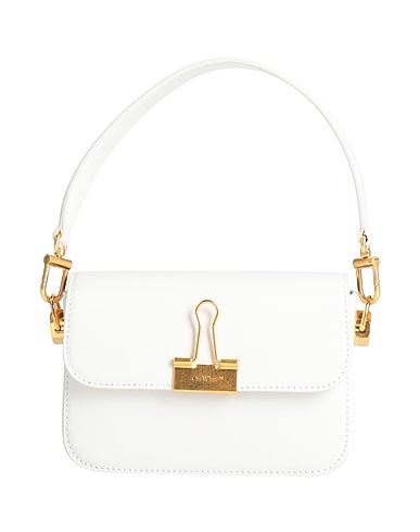 OFF-WHITE™ Handbag White 100% Soft Leather