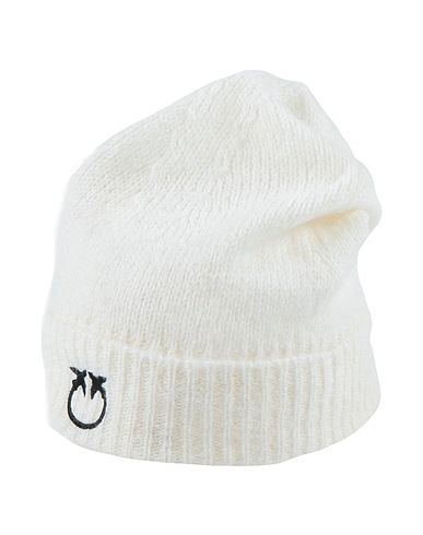 PINKO Hat Off white 45% Acrylic, 35% Polyamide, 20% Alpaca wool