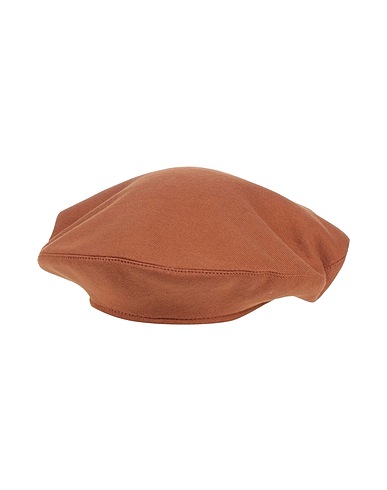 GIULIA N COUTURE Mützen & Hüte Braun 100% Baumwolle