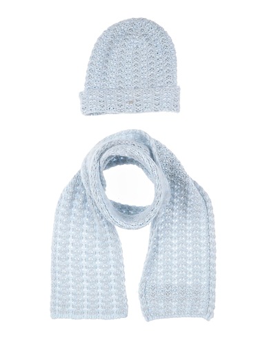 EMPORIO ARMANI Set accessori Celeste 70% Lana Vergine, 21% Poliammide, 9% Fibra di metallo