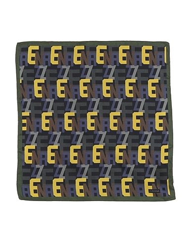 Z ZEGNA Scarves and foulards Midnight blue 100% Silk