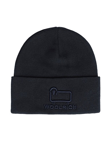 WOOLRICH Hat UNISEX COTTON WOOL BEANIE 

 Navy 85% Cotton, 15% Wool