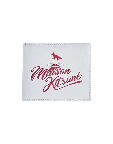 MAISON KITSUNÉ Brieftasche Weiß 100% Vachette