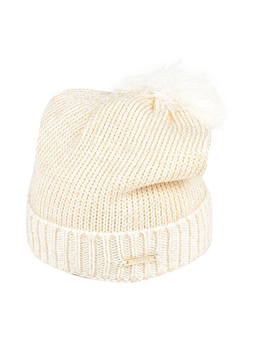 LIU •JO Hat Cream 97% Acrylic, 3% Polyester