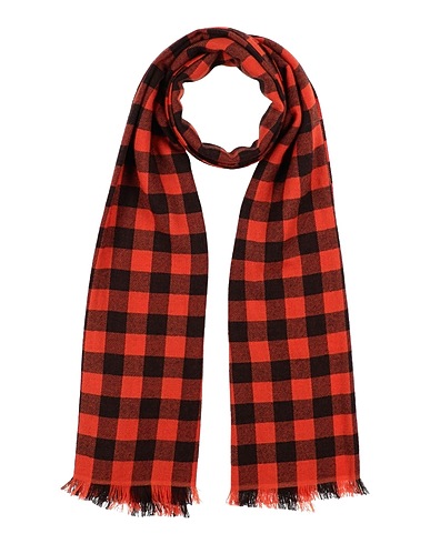 RICK OWENS Scarves and foulards Orange 75% Wool, 18% Cashmere, 7% Silk