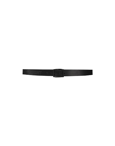 PLEIN SPORT Ledergürtel Schwarz Leder