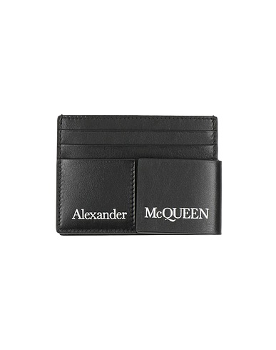 MCQUEEN Small Leather Goods Black Leather