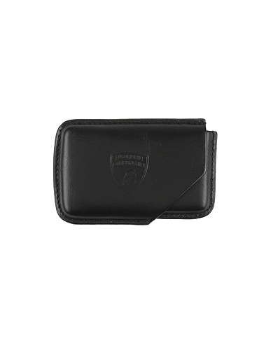 AUTOMOBILI LAMBORGHINI Document holder Black 100% Calfskin