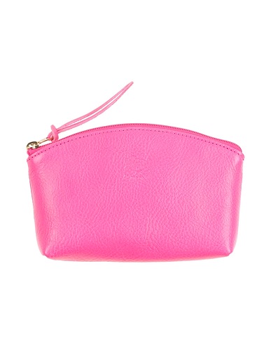IL BISONTE Πορτοφόλι Φούξια Δέρμα