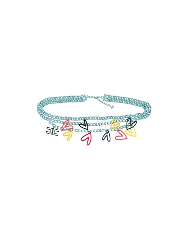 ELISABETTA FRANCHI Cintura Sottile Turchese Metallo