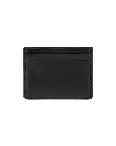 SANDRO Document holder Black Soft Leather