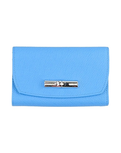 LONGCHAMP Wallet Blue Leather