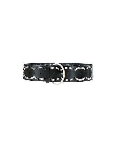 ISABEL MARANT High-waist belt Black 100% Bovine leather