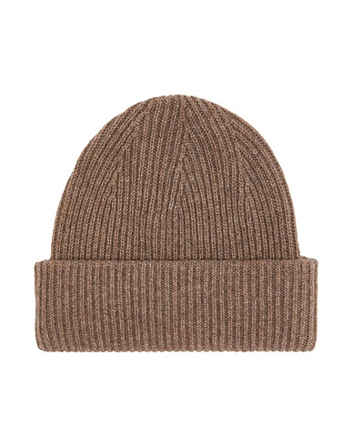 8 by YOOX Hat Light brown 100% Recycled cashmere