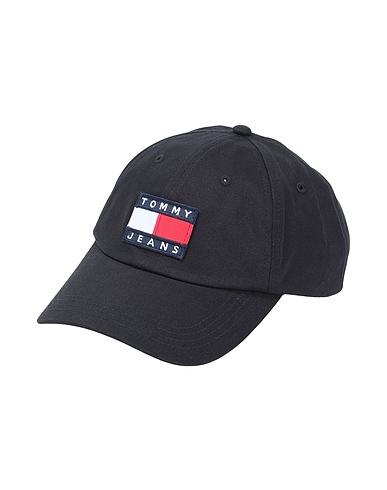 TOMMY JEANS Chapeau Noir 100% Coton