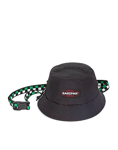 EASTPAK x PLEASURES Cappello BUCKET CROSSBODY
 Nero 100% Poliestere
