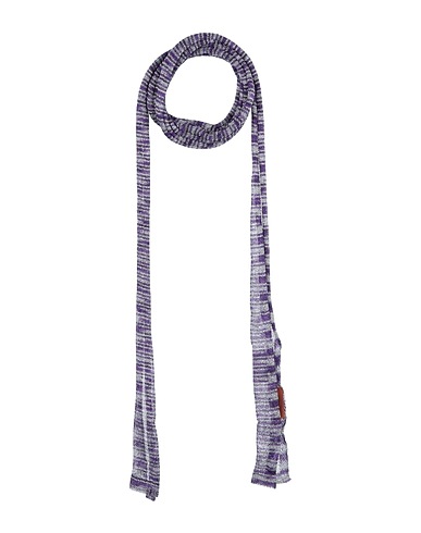 MISSONI Scarves and foulards Purple 64% Cupro, 36% Polyester