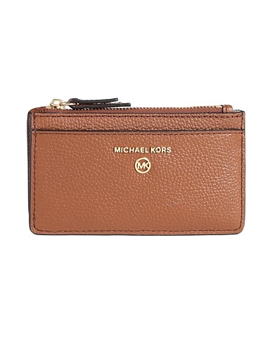MICHAEL MICHAEL KORS PICCOLA PELLETTERIA Cuoio 100% Pelle di bovino