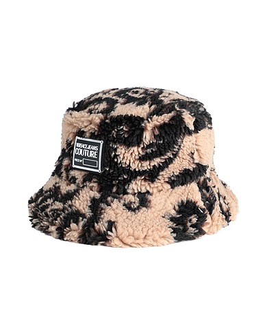 VERSACE JEANS COUTURE Hat Sand 70% Polyester, 30% Acetate
