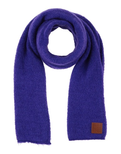 SANDRO Scarves and foulards Purple 51% Mohair wool, 48% Polyamide, 1% Elastane