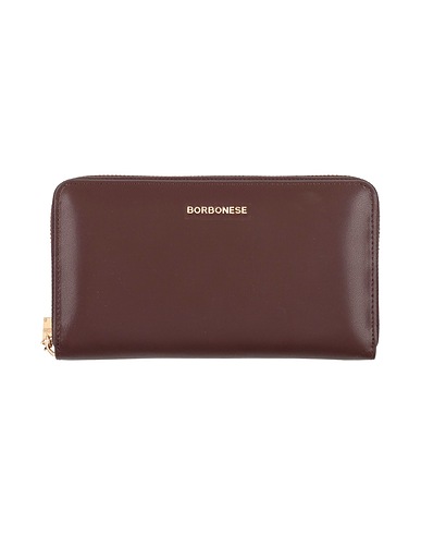 BORBONESE Wallet Dark brown Leather